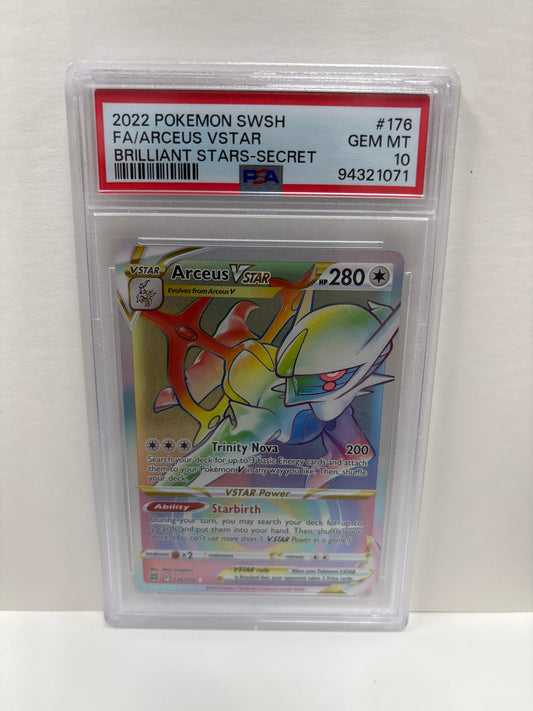 Pokemon Arceus VSTAR 176/172 PSA 10
