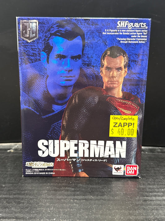 SH Figuarts Justice League Superman (Open Box/Complete)