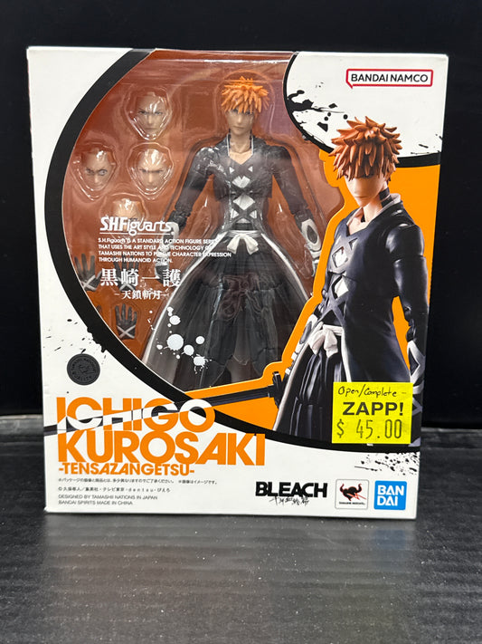 SH Figuarts Bleach Ichigo Kurosaki - Tensazangetsu (Open Box/Complete)
