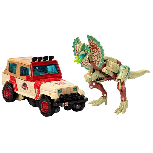 Transformers Jurassic Park Dilophocon and Autobot JP12