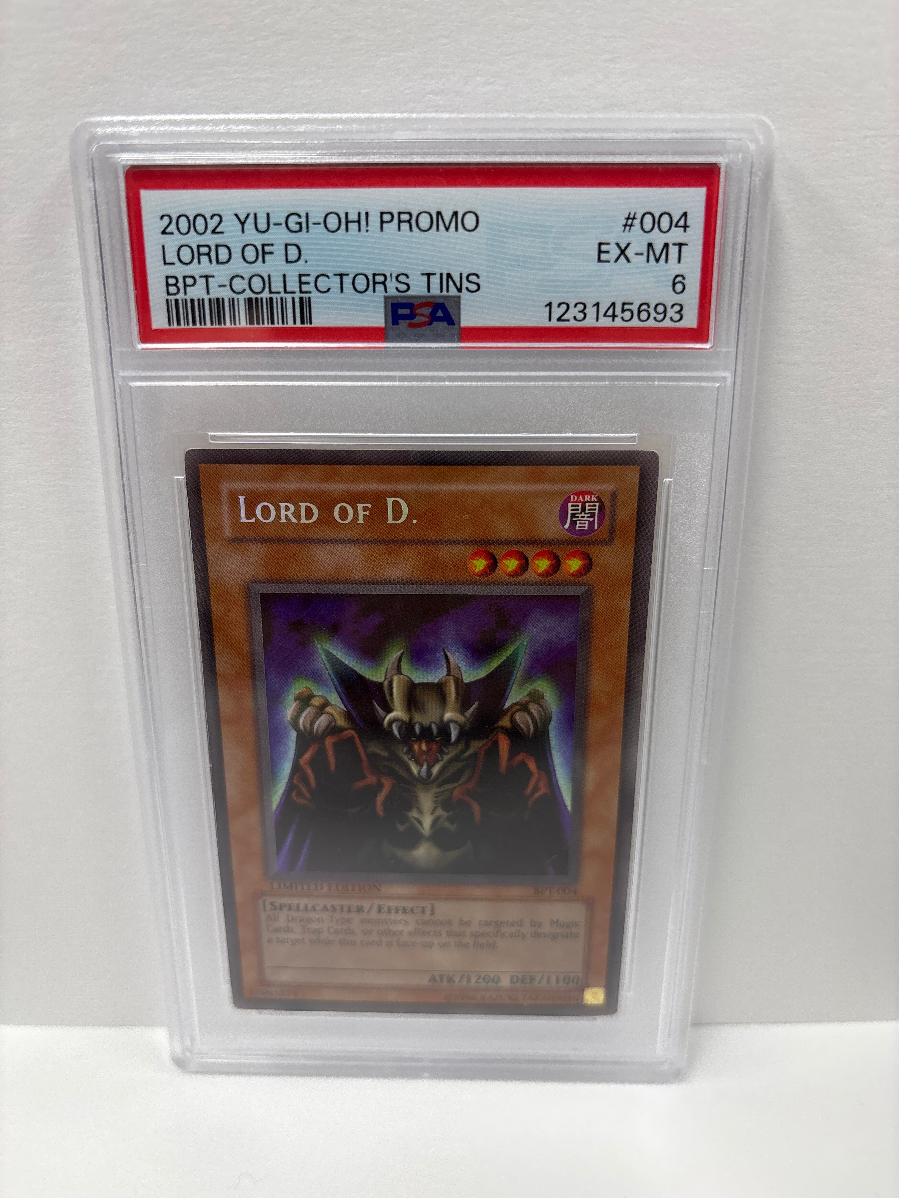 Yu-Gi-Oh! Lord of D. BPT-004 PSA 6 – Zapp! Comics