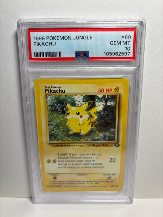Pokemon Pikachu 60/64 (1999) PSA 10