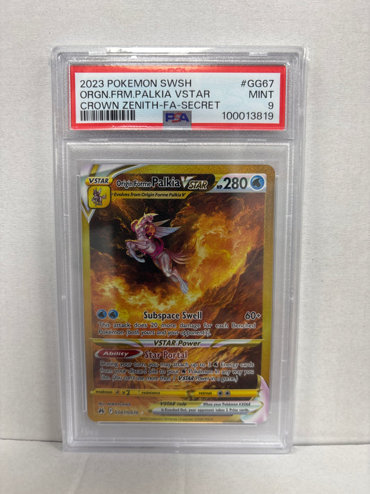 Pokemon Origin Forme Palkia VSTAR GG67/GG70 PSA 9