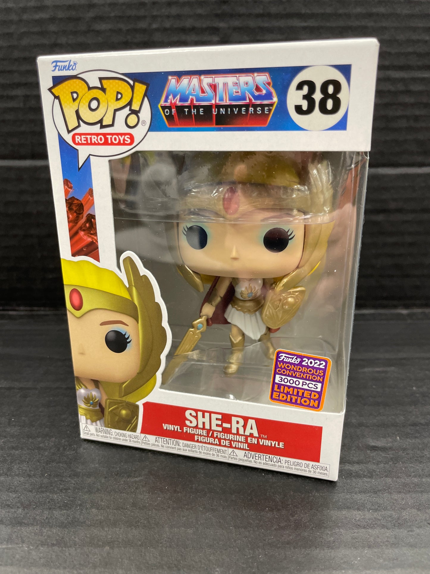 Funko Pop! Masters of the Universe She-Ra 38 2022 Wondrous Convention Exclusive (Grade A)