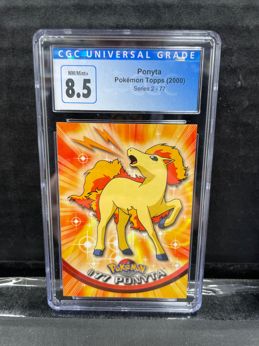 Pokémon Ponytail 77 Topps Series 2 CGC 8.5