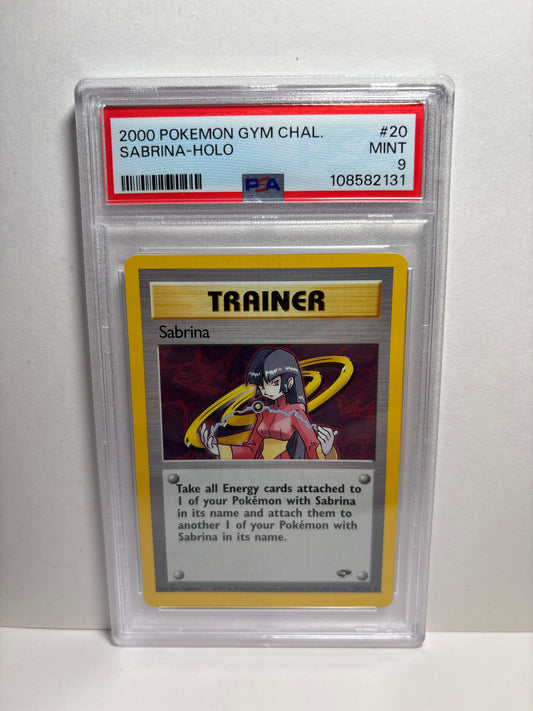 Pokemon Sabrina 20/132 PSA 9