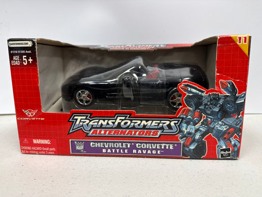 Transformers Alternators Chevrolet Corvette Battle Ravage 2004 (Non-Mint Box)