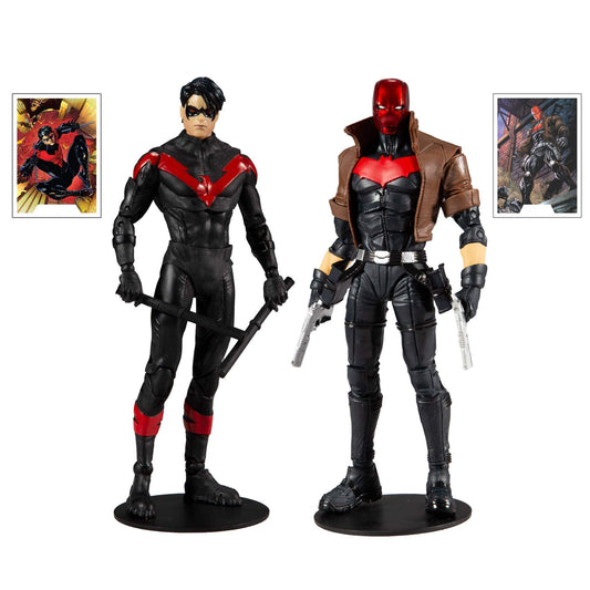 DC Multiverse McFarlane Nightwing & Red Hood 2 Pack