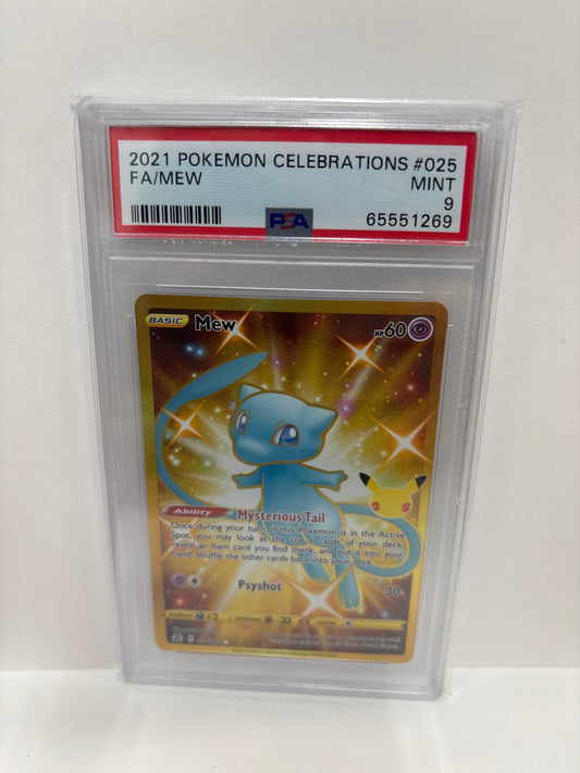 Pokemon Mew 025/025 PSA 9