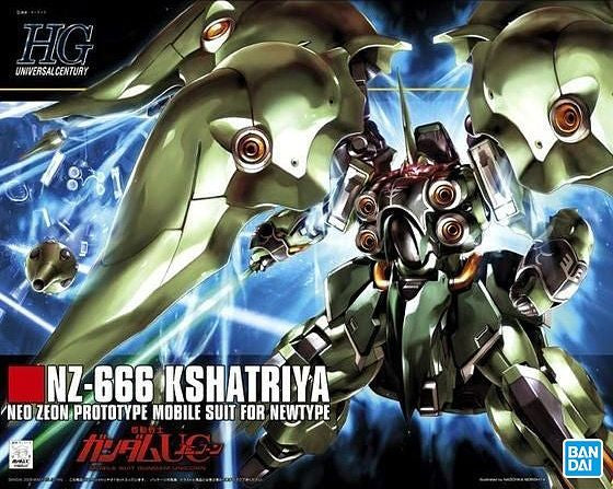 HG Mobile Suit Gundam Unicorn NZ-666 Kshatriya 1/144