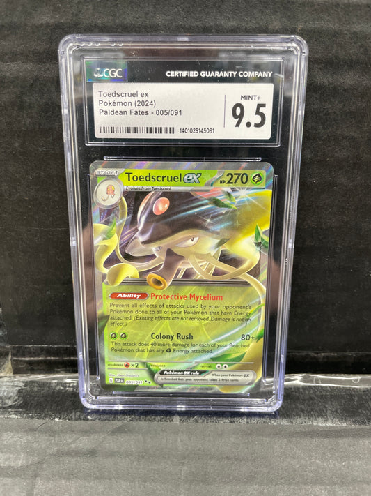 Pokémon Toedscruel EX 005/091 CGC 9.5