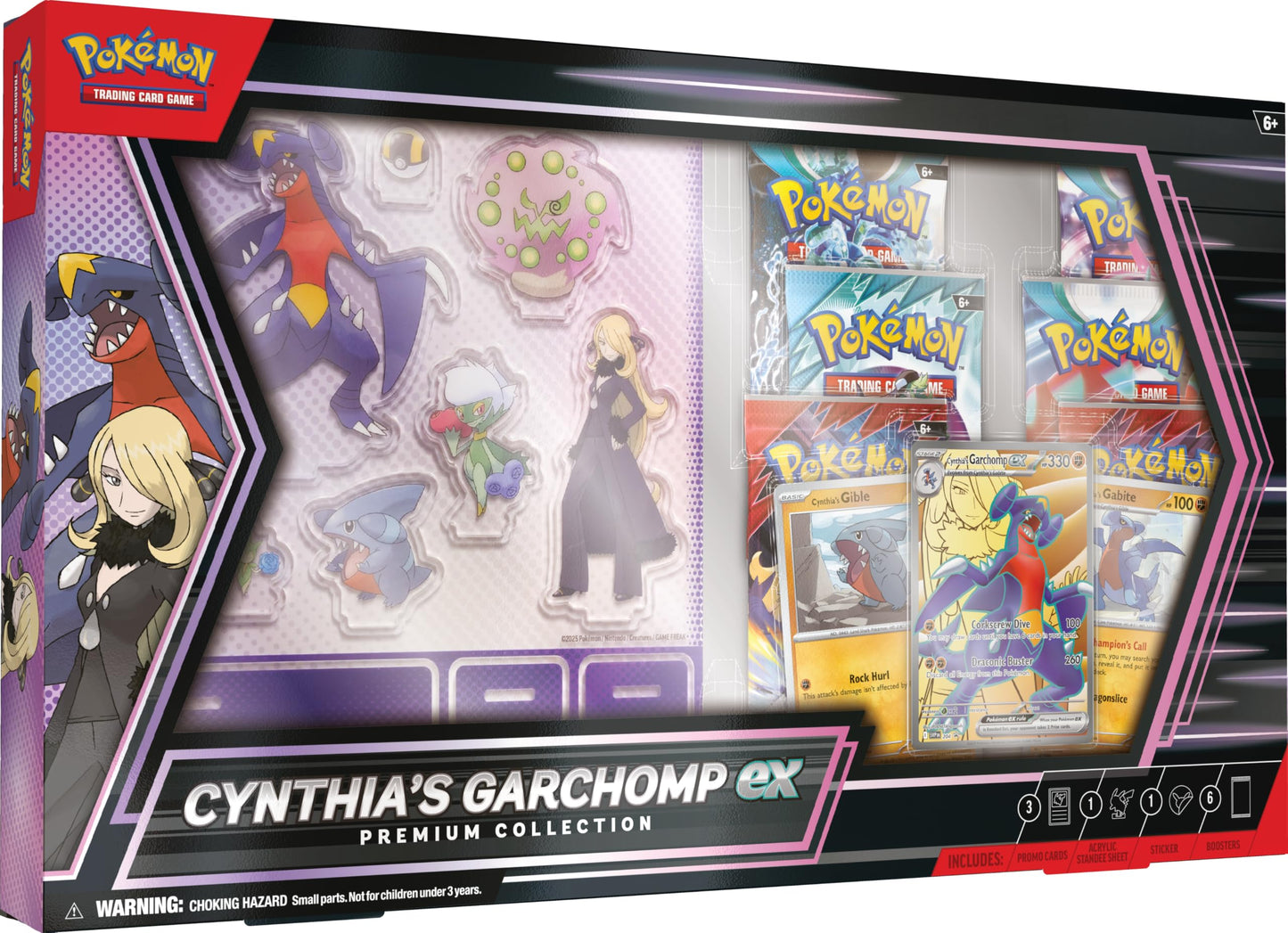 Pokemon Cynthia's Garchomp Ex Premium Collection Box