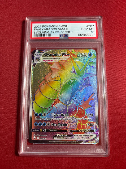 Pokemon Gyarados VMAX 207/203 PSA 10