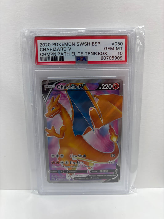 Pokemon Charizard V SWSH050 PSA 10