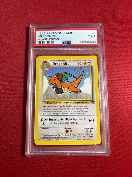 Pokemon Dragonite 5 PROMO (1999) PSA 9