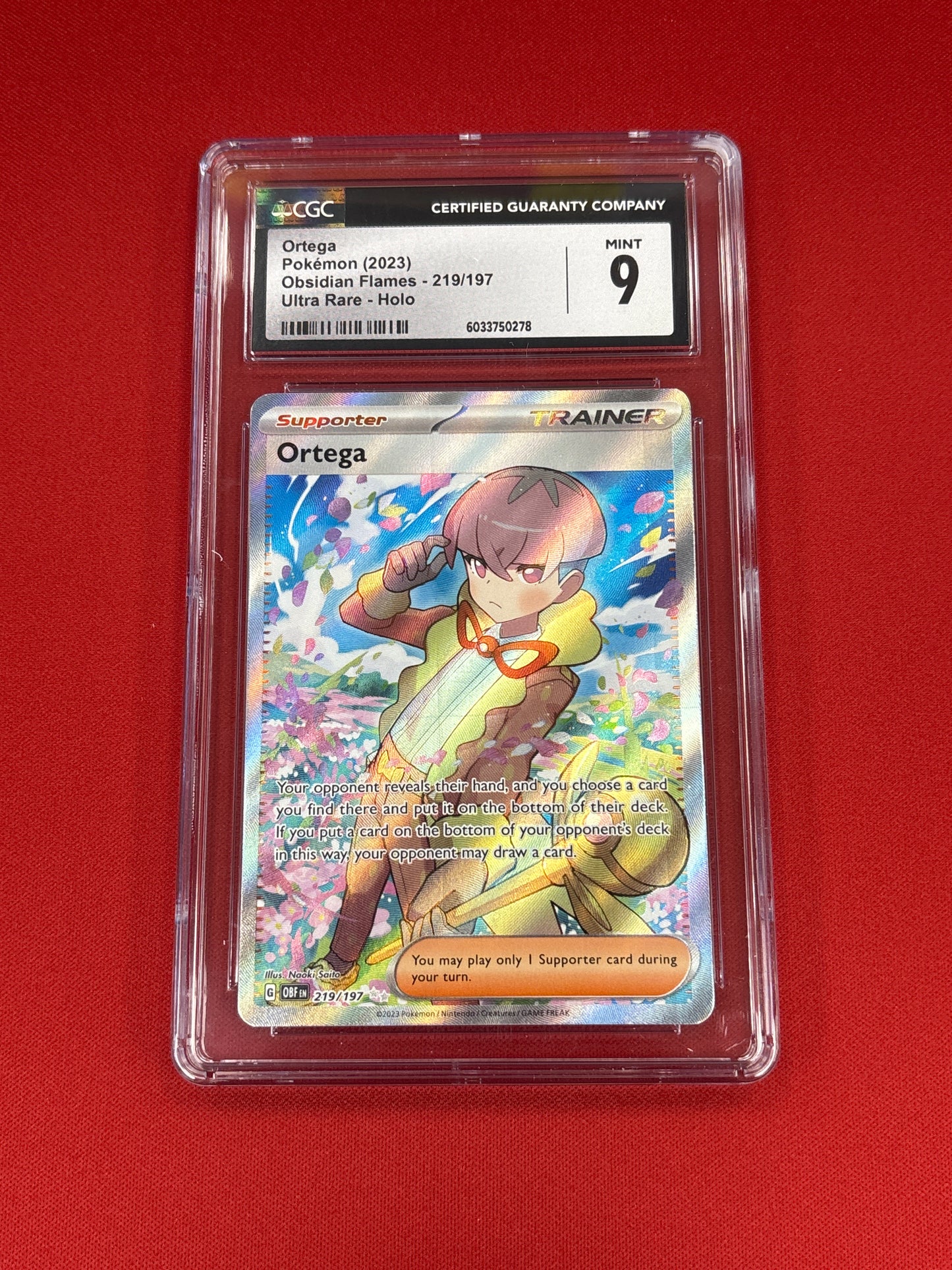 Pokemon Ortega 219/197 CGC 9