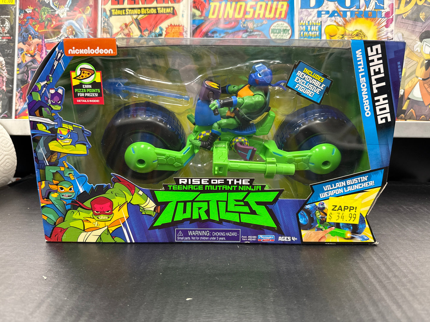 Rise of the TMNT Shell Hog with Leonardo