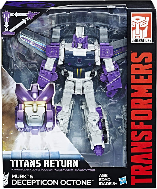 Transformers Titans Return Voyager Class Murk & Decepticon Octone