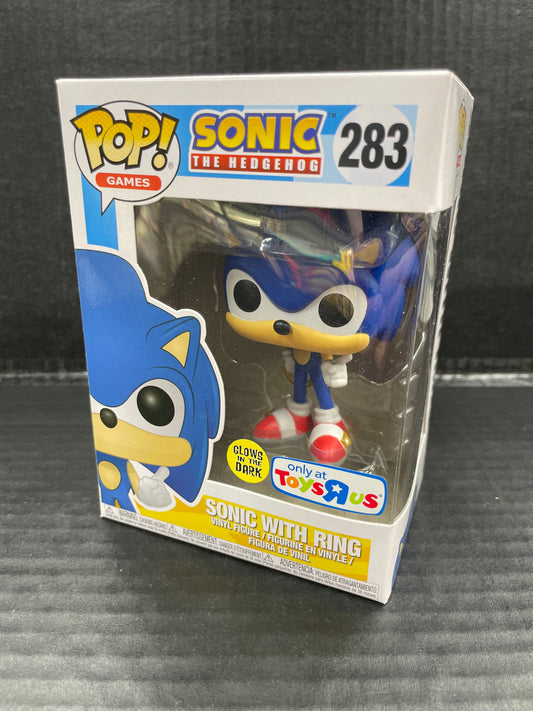 Funko Pop! Sonic the Hedgehog Sonic with Ring 283 Toys R Us Exclusive (Grade A-)