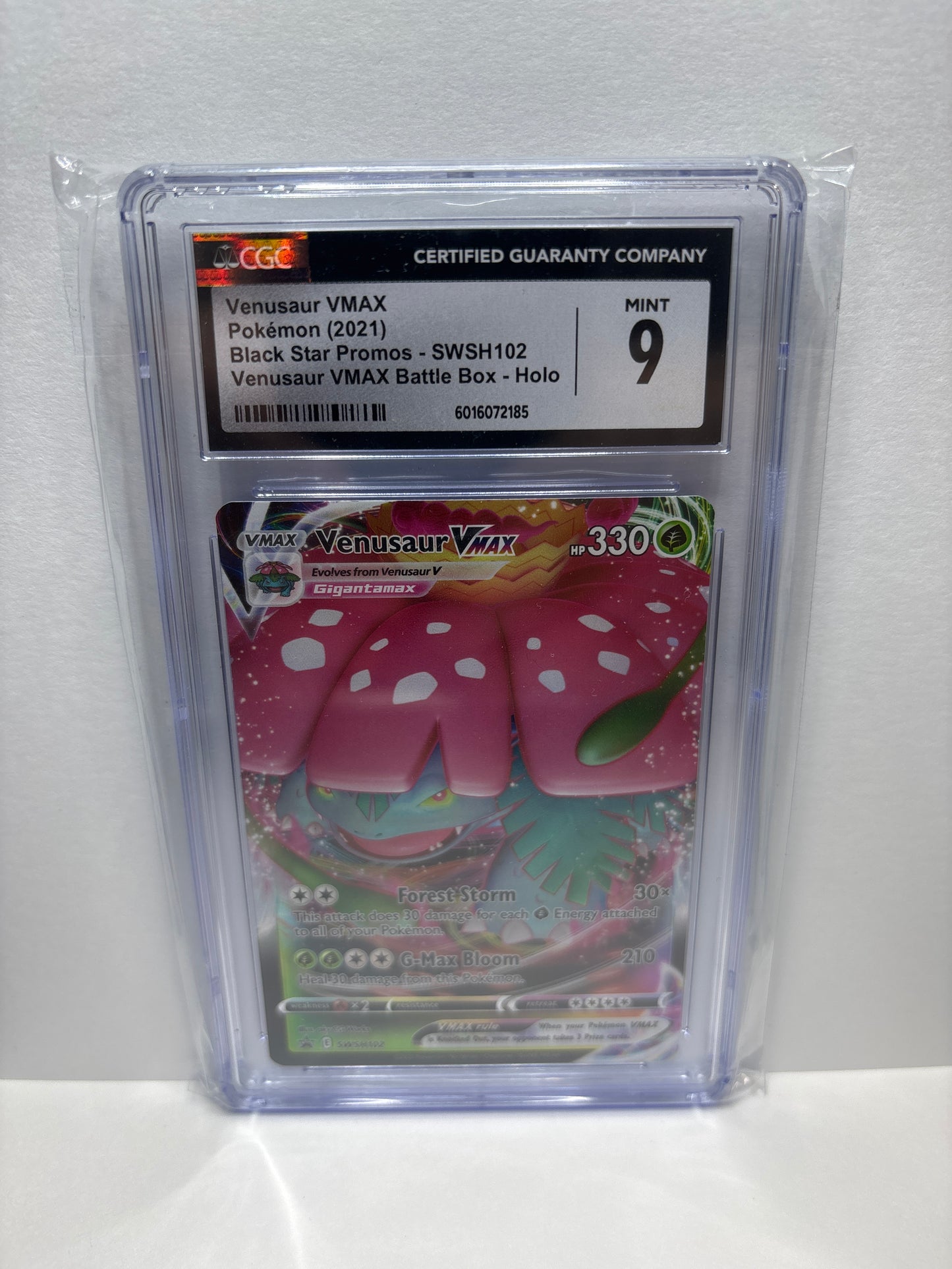 Pokemon Venusaur VMAX SWSH102 CGC 9