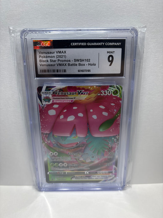 Pokemon Venusaur VMAX SWSH102 CGC 9