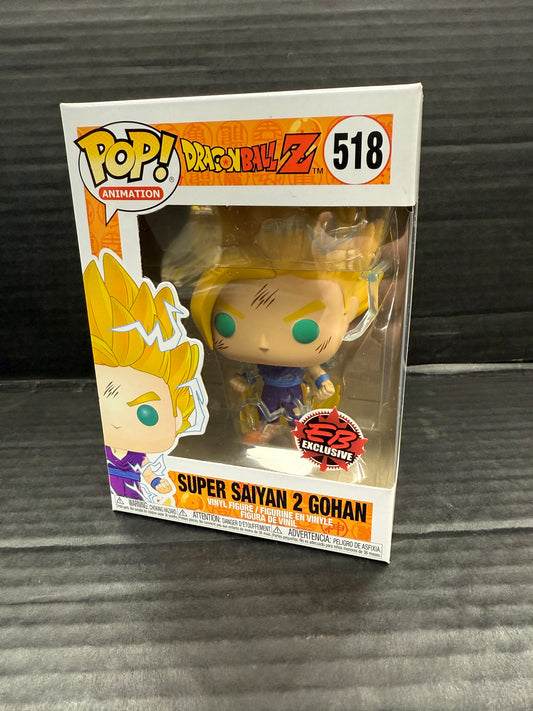 Funko Pop! Dragon Ball Z Super Saiyan 2 Gohan 518 Eb Exclusive (Grade A)