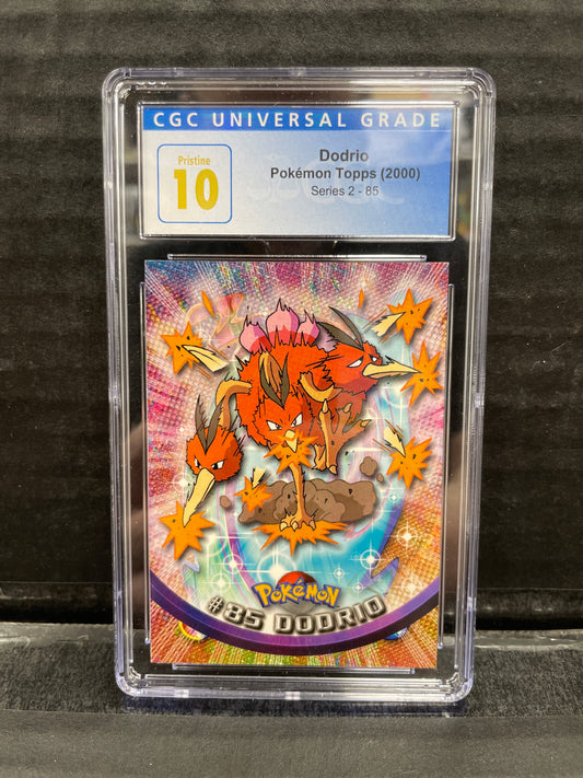 Pokemon Dodrio #85 Topps Series 2 CGC Pristine 10