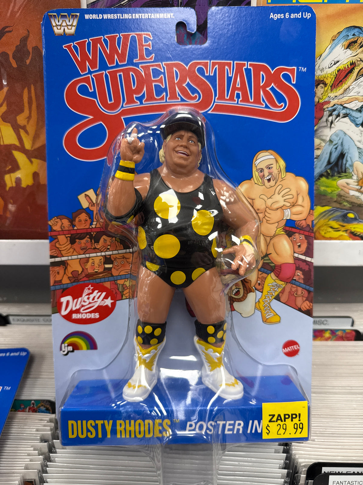 Dusty Rhodes Merch Mattel WWE Superstars Retro Dusty Rhodes – Zapp! Comics