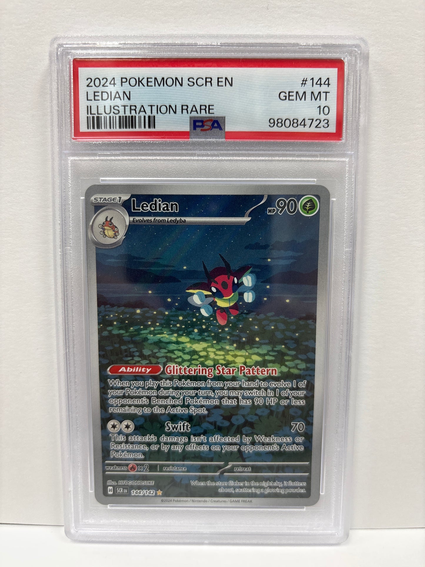 Pokemon Ledian 144/142 PSA 10