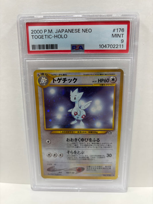 Pokemon Japanese Togetic #176 (2000) PSA 9
