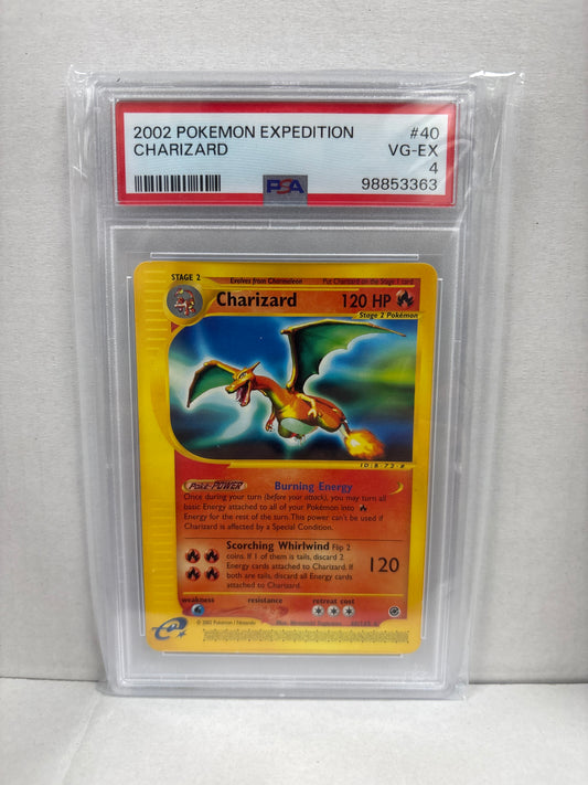 Pokemon Charizard 40/165 PSA 4
