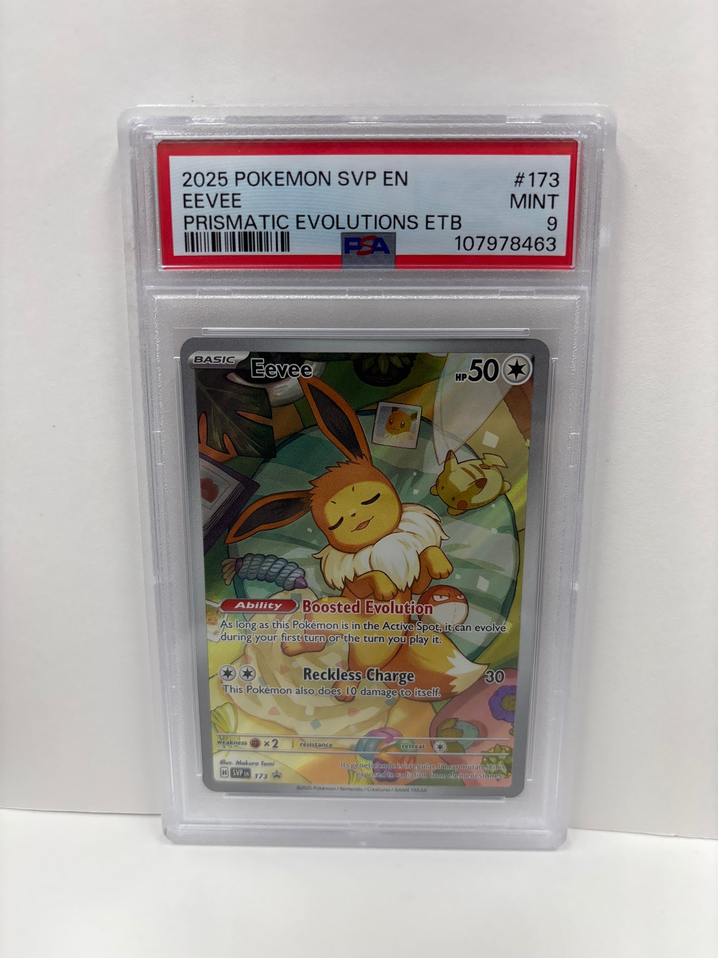 Pokemon Eevee 173 PSA 9