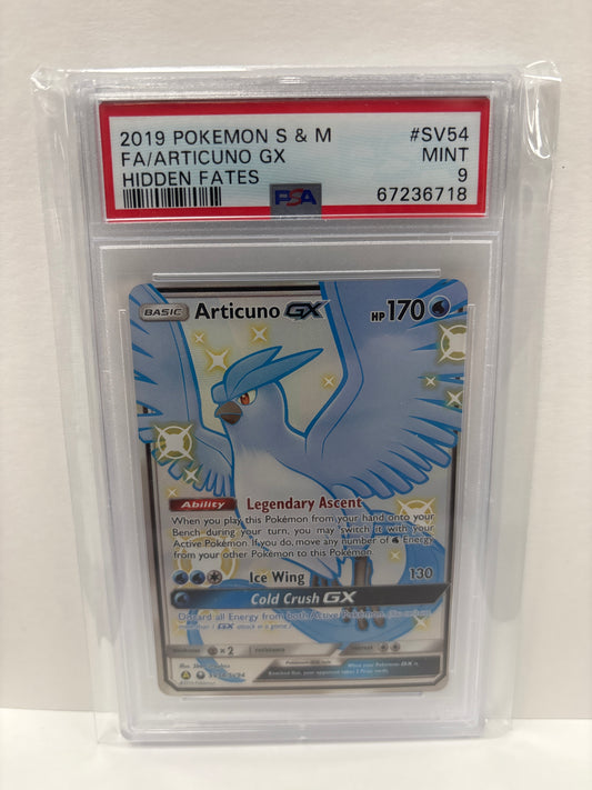 Pokemon Articuno GX SV54/SV94 PSA 9