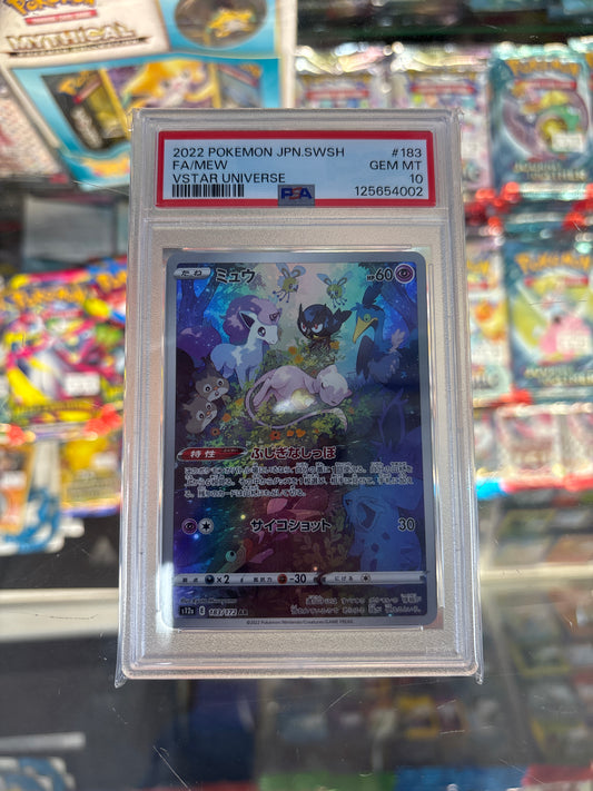 Pokemon Japanese Mew 183/172 PSA 10