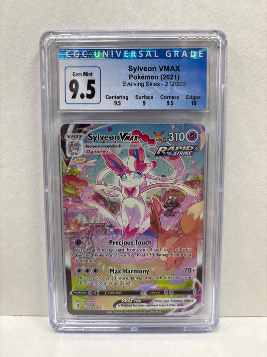 Pokemon Sylveon VMAX 212/203 CGC 9.5