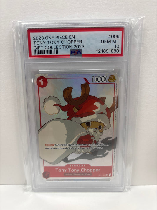 One Piece Card Game Tony Tony Chopper ST01-006 PSA 10