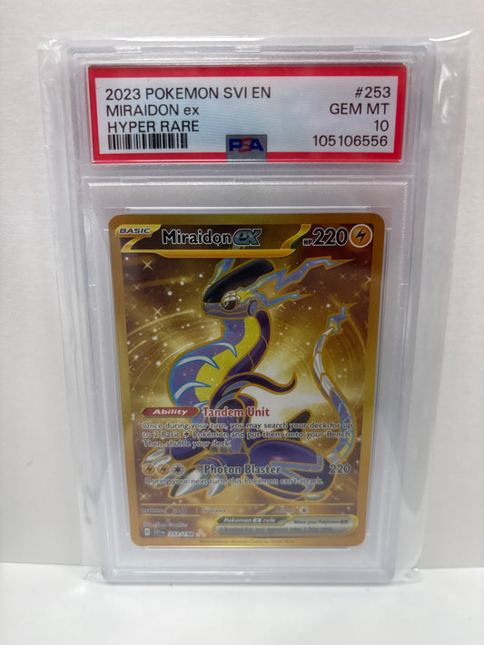 Pokemon Miraidon ex 253/198 PSA 10