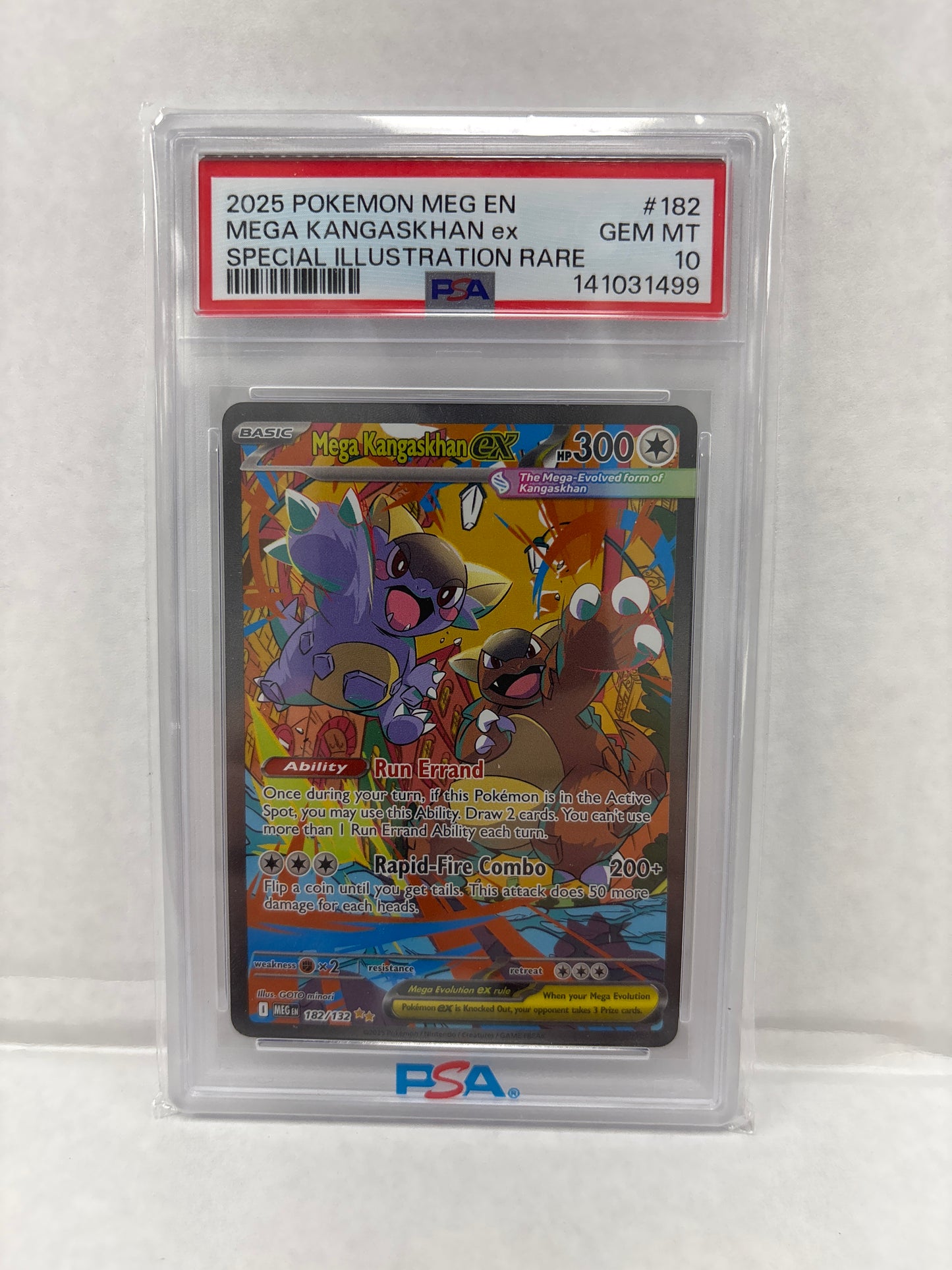 Pokemon Mega Kangaskhan ex 182/132 PSA 10