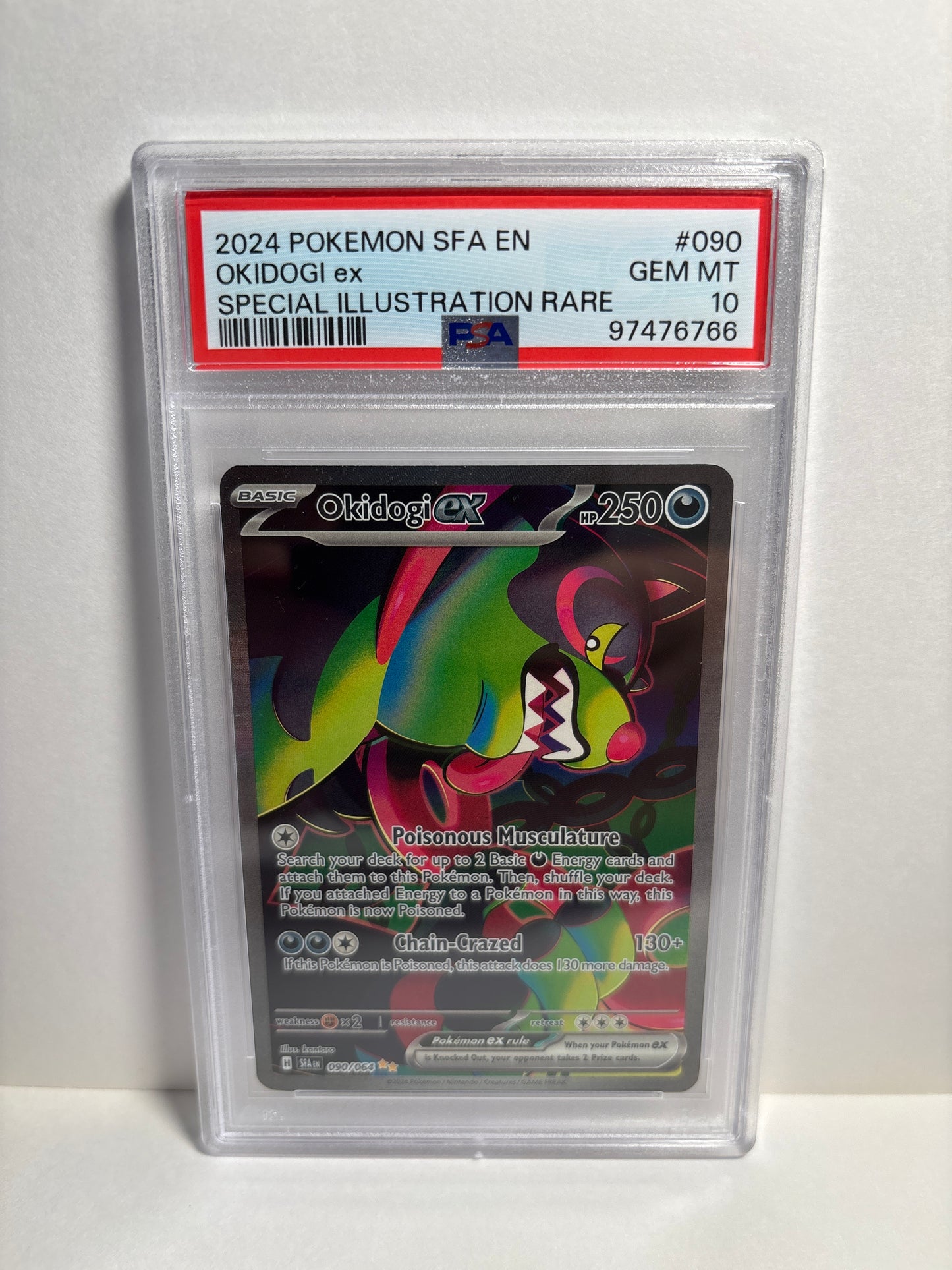 Pokemon Okidogi ex 090/064 PSA 10