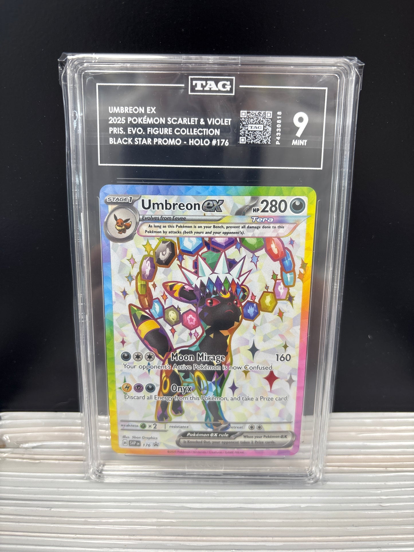 Pokemon Umbreon ex 176 TAG 9