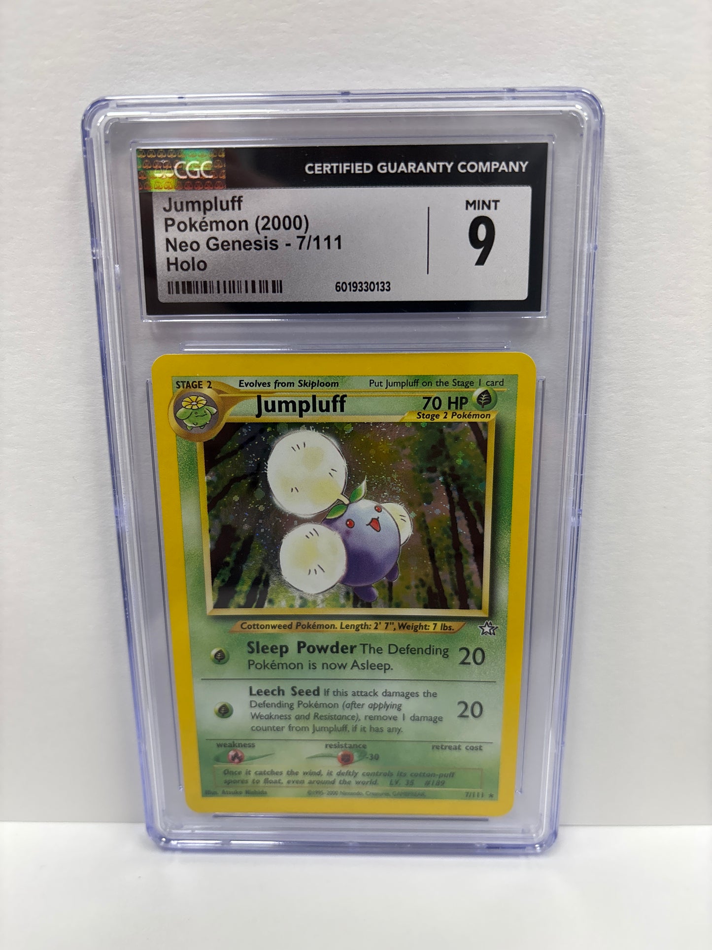 Pokemon Jumpluff 7/111 (2000) CGC 9