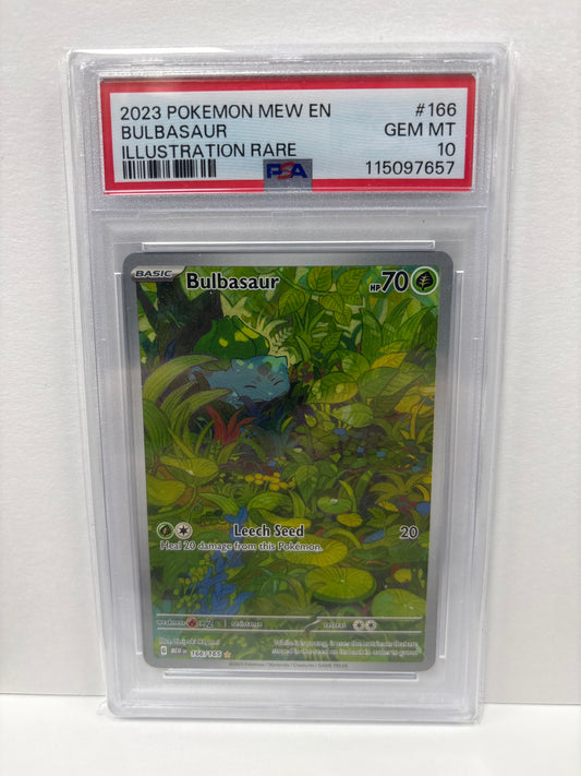 Pokemon Bulbasaur 166/165 PSA 10