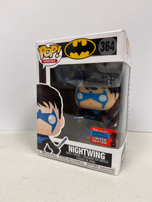 Funko Pop! Batman Nightwing 364 Fall 2020 Convention Exclusive (Grade A-)