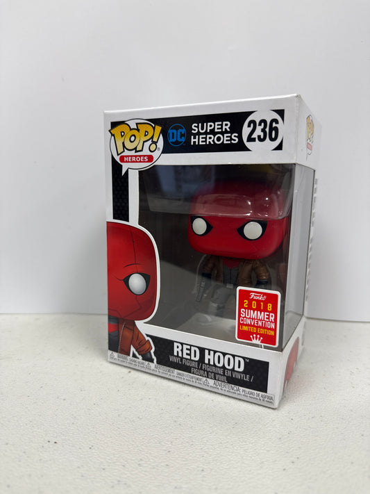 Funko Pop! DC Super Heroes Red Hood 2018 Summer Convention Exclusive 236 (Grade A-)
