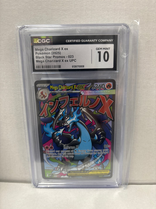 Pokemon Mega Charizard X ex 023 CGC 10