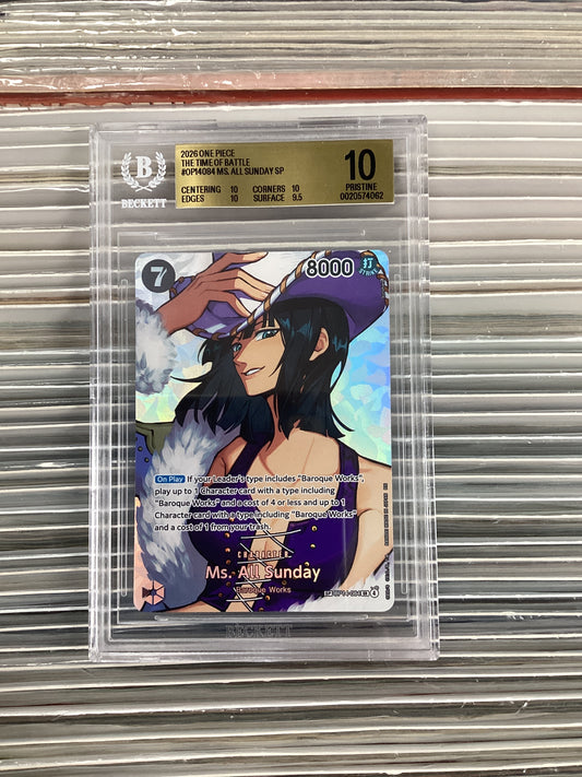 One Piece Card Game Ms. All Sunday OP14-084 Beckett 10