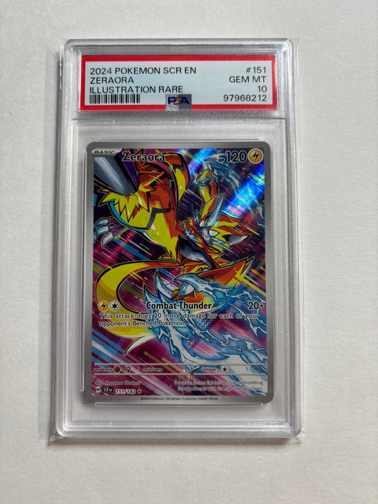 Pokemon Zeraora 151/142 PSA 10