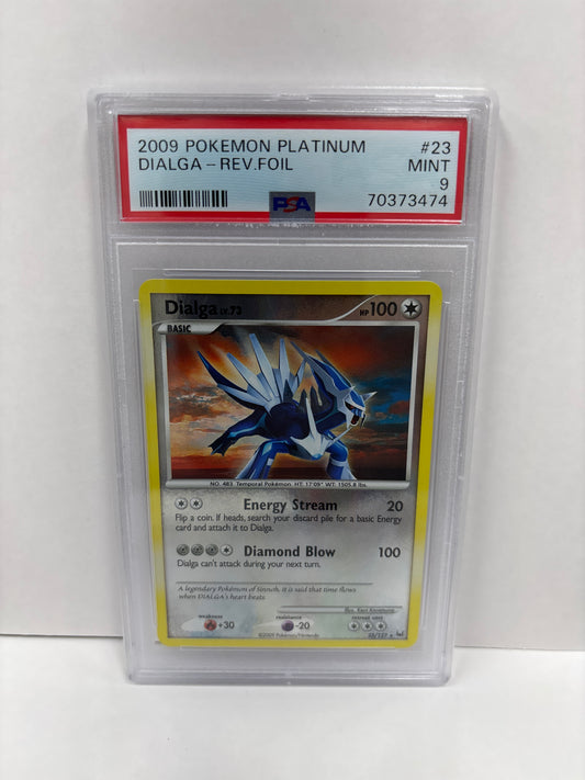 Pokemon Dialga 23/127 Reverse Foil PSA 9