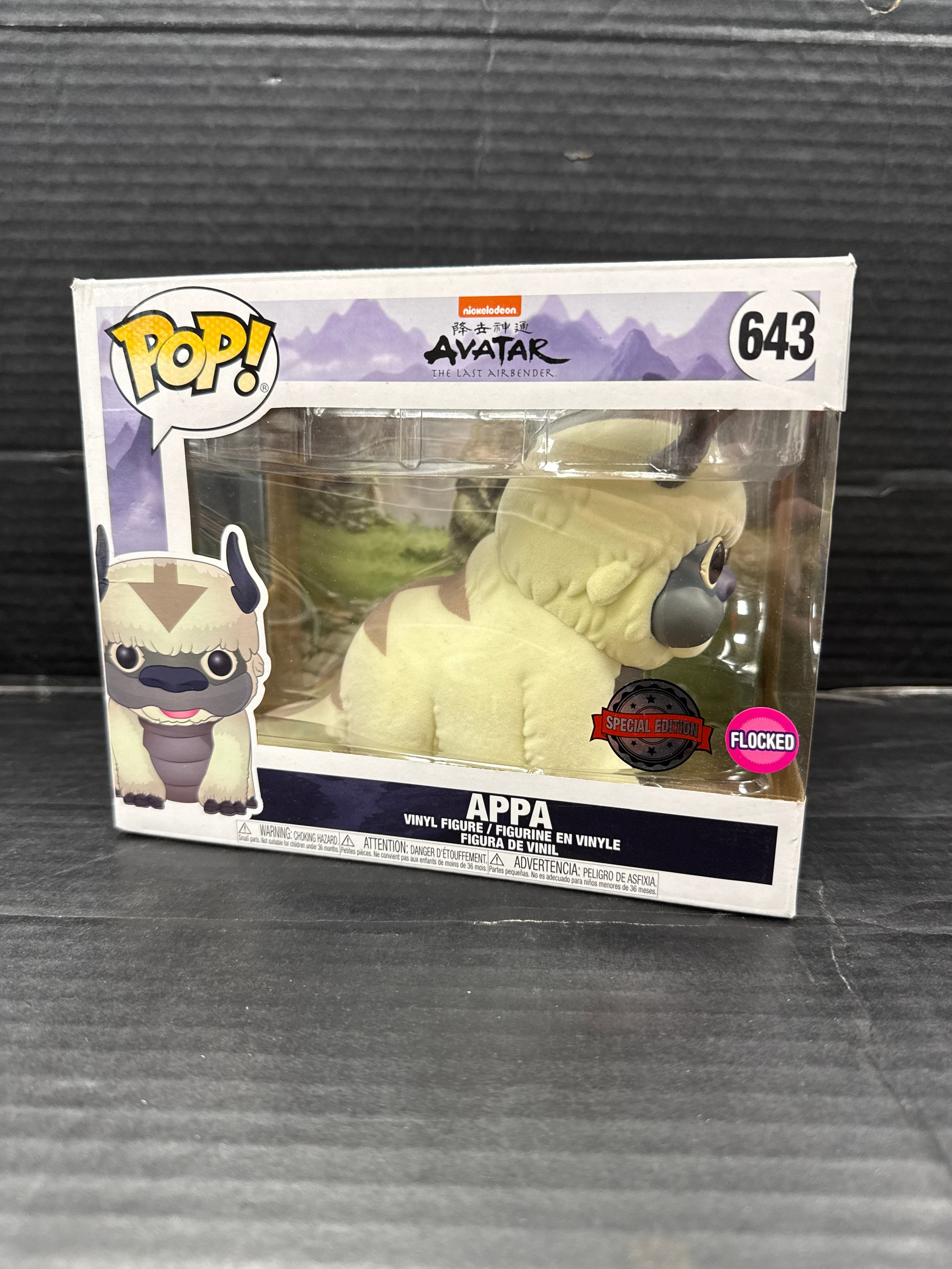 Funko POP! Avatar the Last Airbender Appa 643 Special Edition Flocked ...