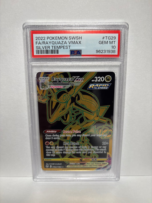 Pokemon Rayquaza VMAX TG29/TG30 PSA 10